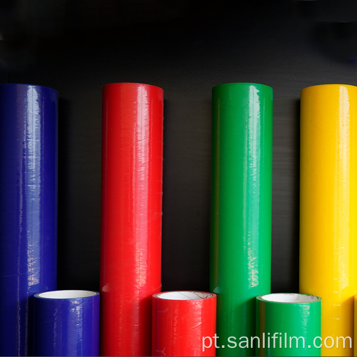 Bobina de alumínio e película protetora de folha